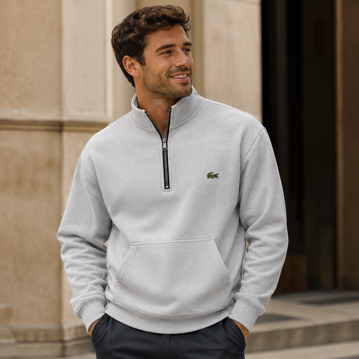 Mens Classic Half-Zip Pullover